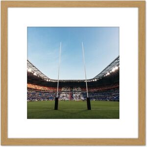 Artery8 Serer Rugby Goal Posts World Cup Stadium Sport Photo 8X8 Inch Square Wooden Framed Wall Art Print Picture with Mount in Light Oak Light Oak Artery8 Serer Rugby Goal Posts World Cup Stadium Sport Photo 8X8 Inch Square Wooden Framed Wall Art Print Picture with Mount in Light Oak Light Oak