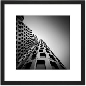Artery8 Warby Hotel Motel One Upper West Berlin Photo 8X8 Inch Square Wooden Framed Wall Art Print Picture with Mount in Black Black Artery8 Warby Hotel Motel One Upper West Berlin Photo 8X8 Inch Square Wooden Framed Wall Art Print Picture with Mount in Black Black