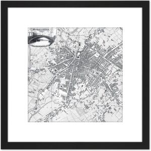 Artery8 Map Pigot 1819 Manchester Salford England Plan Chart 8X8 Inch Square Wooden Framed Wall Art Print Picture with Mount in Black Black Artery8 Map Pigot 1819 Manchester Salford England Plan Chart 8X8 Inch Square Wooden Framed Wall Art Print Picture with Mount in Black Black