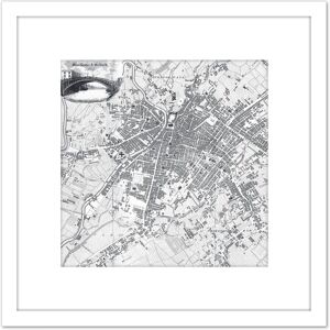 Artery8 Map Pigot 1819 Manchester Salford England Plan Chart 8X8 Inch Square Wooden Framed Wall Art Print Picture with Mount in White White Artery8 Map Pigot 1819 Manchester Salford England Plan Chart 8X8 Inch Square Wooden Framed Wall Art Print Picture with Mount in White White
