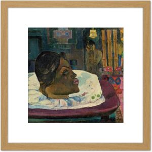 Artery8 Gauguin Arii Matamoe Royal End Tahiti Painting 8X8 Inch Square Wooden Framed Wall Art Print Picture with Mount in Light Oak Light Oak Artery8 Gauguin Arii Matamoe Royal End Tahiti Painting 8X8 Inch Square Wooden Framed Wall Art Print Picture with Mount in Light Oak Light Oak