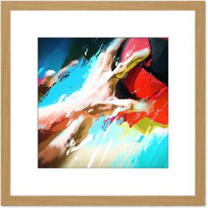 Artery8 Volleyball Hand Sport Abstract Sport Painting Square Wooden Framed Wall Art Print Picture 8X8 Inch in Light Oak Light Oak Artery8 Volleyball Hand Sport Abstract Sport Painting Square Wooden Framed Wall Art Print Picture 8X8 Inch in Light Oak Light Oak