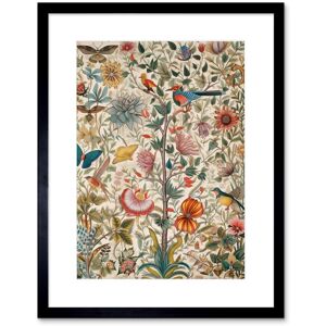 Artery8 Wall Art Print Butterflies & Flower Plants Pattern Folk Art Watercolour Painting Artwork Framed 9X7 Inch in Black Size: W7" x H9" Black W7" x H9" Artery8 Wall Art Print Butterflies & Flower Plants Pattern Folk Art Watercolour Painting Artwork Framed 9X7 Inch in Black Size: W7" x H9" Black W7" x H9"