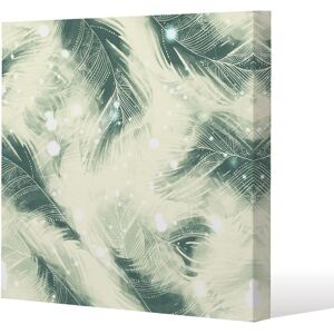 Benjamin Tate Design Feathers fantastic birds with decorative ornaments (Canvas Print) / 77 x 77 x 4cm in Natural Size: 77 x 77 x 4 cm Natural 77 x 77 x 4 cm Benjamin Tate Design Feathers fantastic birds with decorative ornaments (Canvas Print) / 77 x 77 x 4cm in Natural Size: 77 x 77 x 4 cm Natural 77 x 77 x 4 cm