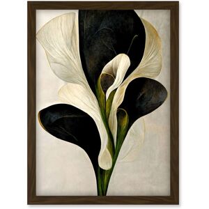 Artery8 - Calla Lily Abstract Bouquet - White - Wall Art Artery8 - Calla Lily Abstract Bouquet - White - Wall Art