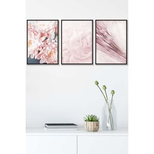 ARTZE - Abstract Pink Macro Floral Framed - Medium - Wall Art ARTZE - Abstract Pink Macro Floral Framed - Medium - Wall Art