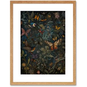 Artery8 Wall Art Print William Morris Style Plants Birds & Butterflies Artwork Framed 9X7 Inch in Beige Size: W7" x H9" Beige W7" x H9" Artery8 Wall Art Print William Morris Style Plants Birds & Butterflies Artwork Framed 9X7 Inch in Beige Size: W7" x H9" Beige W7" x H9"