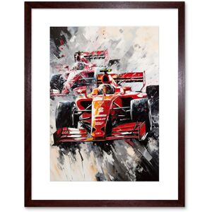 Artery8 Wall Art Print Grand Prix Track Circuit Cars Racing Paint Splat Artwork Framed 9X7 Inch in Brown Size: W7" x H9" Brown W7" x H9" Artery8 Wall Art Print Grand Prix Track Circuit Cars Racing Paint Splat Artwork Framed 9X7 Inch in Brown Size: W7" x H9" Brown W7" x H9"
