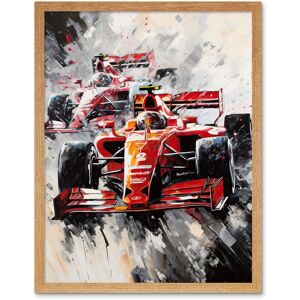 Artery8 Wall Art Print Grand Prix Track Circuit Cars Racing Paint Splat Art Framed in Light Oak Size: W12" x H16" Light Oak W12" x H16" Artery8 Wall Art Print Grand Prix Track Circuit Cars Racing Paint Splat Art Framed in Light Oak Size: W12" x H16" Light Oak W12" x H16"