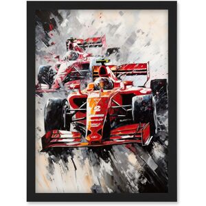 Artery8 Grand Prix Track Circuit Cars Racing Paint Splat Artwork Framed Wall Art Print A4 in Black Black Artery8 Grand Prix Track Circuit Cars Racing Paint Splat Artwork Framed Wall Art Print A4 in Black Black