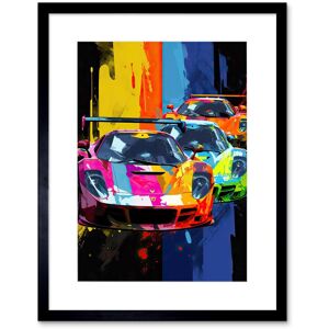 Artery8 Wall Art Print Sport Racing Cars Vibrant Supercar Race Mancave Gift for Him Artwork Framed 9X7 Inch in Black Size: W7" x H9" Black W7" x H9" Artery8 Wall Art Print Sport Racing Cars Vibrant Supercar Race Mancave Gift for Him Artwork Framed 9X7 Inch in Black Size: W7" x H9" Black W7" x H9"