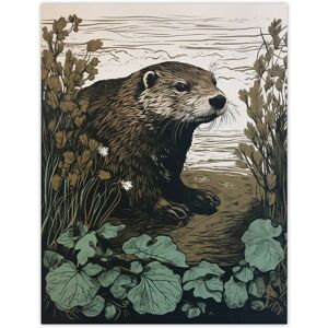 Artery8 Otters Landing By George Sinclair Vintage Botanical Earthy Aesthetic River Unframed Wall Art Print Poster Home Decor Premium Multicolor W12" x H16" Artery8 Otters Landing By George Sinclair Vintage Botanical Earthy Aesthetic River Unframed Wall Art Print Poster Home Decor Premium Multicolor W12" x H16"