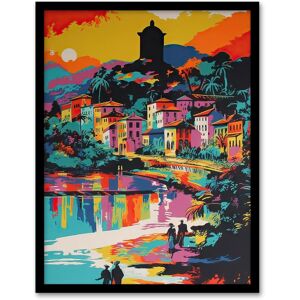 Artery8 Wall Art Print Guanabara Bay Rio De Janeiro Brazilian Beach Seascape Vibrant Bold Bright Colourful Painting Art Framed Size: W12" x H16" Multicolor W12" x H16" Artery8 Wall Art Print Guanabara Bay Rio De Janeiro Brazilian Beach Seascape Vibrant Bold Bright Colourful Painting Art Framed Size: W12" x H16" Multicolor W12" x H16"