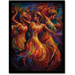 Artery8 Wall Art Print Latino Salsa Music Abstract South America Colourful Bright Bold Painting Rhythm Body Energy Theatre Arts Artwork Art Framed Multicolor W12" x H16" Artery8 Wall Art Print Latino Salsa Music Abstract South America Colourful Bright Bold Painting Rhythm Body Energy Theatre Arts Artwork Art Framed Multicolor W12" x H16"
