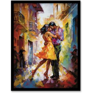 Artery8 Wall Art Print Salsa Latin Street Dance Colourful Dancing Painting Rhythm Body Energy Theatre Arts Artwork Art Framed Size: W12" x H16" Multicolor W12" x H16" Artery8 Wall Art Print Salsa Latin Street Dance Colourful Dancing Painting Rhythm Body Energy Theatre Arts Artwork Art Framed Size: W12" x H16" Multicolor W12" x H16"