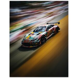 Artery8 Wall Art Print Motorsport Sports Car Racing Motion Blur Speed Artwork Poster Size: W18" x H24" Multicolor W18" x H24" Artery8 Wall Art Print Motorsport Sports Car Racing Motion Blur Speed Artwork Poster Size: W18" x H24" Multicolor W18" x H24"