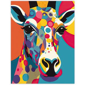 Artery8 Wall Art Print Colourful Giraffe Graphic Artwork Zoo Animal Geometric Patterns & Shapes Kids Bedroom Painting Poster Size: W18" x H24" Multicolor W18" x H24" Artery8 Wall Art Print Colourful Giraffe Graphic Artwork Zoo Animal Geometric Patterns & Shapes Kids Bedroom Painting Poster Size: W18" x H24" Multicolor W18" x H24"