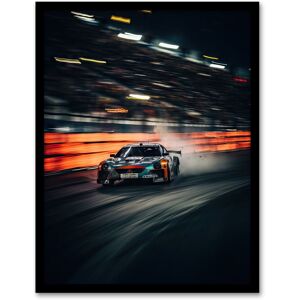 Artery8 Wall Art Print Sports Car Challenge Motorsport Racing Circuit For Him Man Cave Artwork Art Framed in Black Size: W12" x H16" Black W12" x H16" Artery8 Wall Art Print Sports Car Challenge Motorsport Racing Circuit For Him Man Cave Artwork Art Framed in Black Size: W12" x H16" Black W12" x H16"