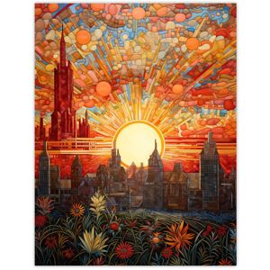 Artery8 Wall Art Print Seville Spain Magnificent Sunrise Over Cathedral Abstract Cityscape Flowers Artwork Painting Poster Size: W12" x H16" Orange W12" x H16" Artery8 Wall Art Print Seville Spain Magnificent Sunrise Over Cathedral Abstract Cityscape Flowers Artwork Painting Poster Size: W12" x H16" Orange W12" x H16"