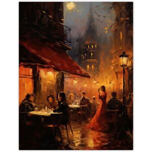 Artery8 Wall Art Print Bohemian Artists At Bar Oil Painting 19th Century Paris Atmospheric Night Life La Boheme Opera Scene Poster Orange W12" x H16" Artery8 Wall Art Print Bohemian Artists At Bar Oil Painting 19th Century Paris Atmospheric Night Life La Boheme Opera Scene Poster Orange W12" x H16"