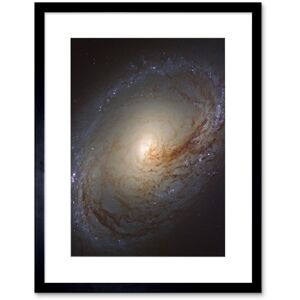 Artery8 Wall Art Print Hubble Space Astronomy NGC 3368 Orange Blue Galaxy Also Known As Messier 96 Starbirth Occurring Along Dark Dust Gas Filaments Black W7" x H9" Artery8 Wall Art Print Hubble Space Astronomy NGC 3368 Orange Blue Galaxy Also Known As Messier 96 Starbirth Occurring Along Dark Dust Gas Filaments Black W7" x H9"