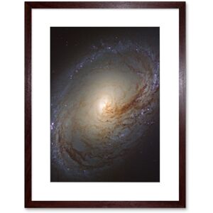 Artery8 Wall Art Print Hubble Space Astronomy NGC 3368 Orange Blue Galaxy Also Known As Messier 96 Starbirth Occurring Along Dark Dust Gas Filaments Brown W7" x H9" Artery8 Wall Art Print Hubble Space Astronomy NGC 3368 Orange Blue Galaxy Also Known As Messier 96 Starbirth Occurring Along Dark Dust Gas Filaments Brown W7" x H9"