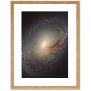 Artery8 Wall Art Print Hubble Space Astronomy NGC 3368 Orange Blue Galaxy Also Known As Messier 96 Starbirth Occurring Along Dark Dust Gas Filaments Beige W7" x H9" Artery8 Wall Art Print Hubble Space Astronomy NGC 3368 Orange Blue Galaxy Also Known As Messier 96 Starbirth Occurring Along Dark Dust Gas Filaments Beige W7" x H9"