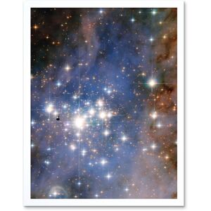 Artery8 Hubble Space Telescope Image Trumpler 14 Large Luminous Blue Stellar Cluster In Milky Way Starbirth Region w/ Small Dark Knot Gas Laced w/ White W12" x H16" Artery8 Hubble Space Telescope Image Trumpler 14 Large Luminous Blue Stellar Cluster In Milky Way Starbirth Region w/ Small Dark Knot Gas Laced w/ White W12" x H16"