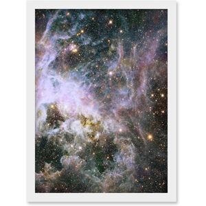 Artery8 Hubble Space Telescope Image Probes Interior Of Tarantula Nebula Near Infrared Deep View 30 Doradus Star Birth Dust Large Magellanic Cloud White W12" x H16" Artery8 Hubble Space Telescope Image Probes Interior Of Tarantula Nebula Near Infrared Deep View 30 Doradus Star Birth Dust Large Magellanic Cloud White W12" x H16"