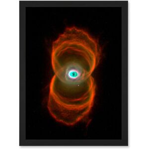Artery8 Hubble Space Telescope Image Planetary Nebula Mycn18 Hourglass Pattern Of Stellar Matter Ejection Around A Dying Star Art Print Framed Poster Black A4 Artery8 Hubble Space Telescope Image Planetary Nebula Mycn18 Hourglass Pattern Of Stellar Matter Ejection Around A Dying Star Art Print Framed Poster Black A4