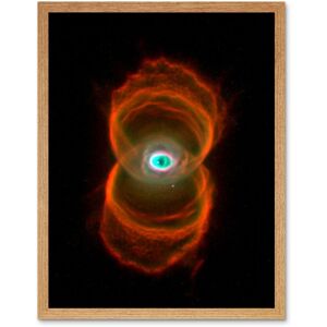 Artery8 Hubble Space Telescope Image Planetary Nebula Mycn18 Hourglass Pattern Of Stellar Matter Ejection Around A Dying Star Art Print Framed Poster Beige A4 Artery8 Hubble Space Telescope Image Planetary Nebula Mycn18 Hourglass Pattern Of Stellar Matter Ejection Around A Dying Star Art Print Framed Poster Beige A4