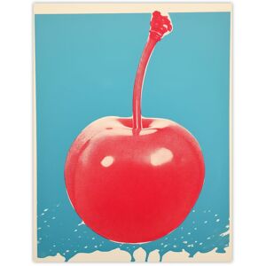 Artery8 Wall Art Print The Cherry Bomb Duotone Red Blue Marine Coral Block Colour Risograph Minimalist Kitchen Interior Decor Screen Poster Multicolor W12" x H16" Artery8 Wall Art Print The Cherry Bomb Duotone Red Blue Marine Coral Block Colour Risograph Minimalist Kitchen Interior Decor Screen Poster Multicolor W12" x H16"