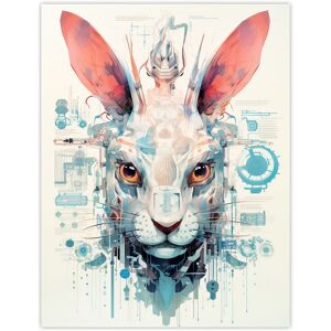 Artery8 Wall Art Print Killer Rabbit Robot Hybrid Secret Military Weapon Schematic Blue Futuristic Complex Arcane Manuscript Gift For Him Man Cave Multicolor W12" x H16" Artery8 Wall Art Print Killer Rabbit Robot Hybrid Secret Military Weapon Schematic Blue Futuristic Complex Arcane Manuscript Gift For Him Man Cave Multicolor W12" x H16"