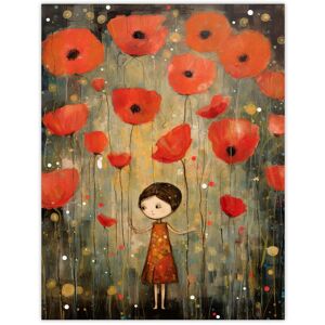 Artery8 The Poppy Dream Elegant Giant Flower Floral Oil Painting Unframed Wall Art Print Poster Home Decor Premium Size: W12" x H16" Multicolor W12" x H16" Artery8 The Poppy Dream Elegant Giant Flower Floral Oil Painting Unframed Wall Art Print Poster Home Decor Premium Size: W12" x H16" Multicolor W12" x H16"