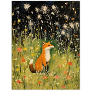 Artery8 Fox In Wildflower Meadow Acrylic Painting Spring Evening Among Flowers Unframed Wall Art Print Poster Home Decor Premium Size: W12" x H16" Multicolor W12" x H16" Artery8 Fox In Wildflower Meadow Acrylic Painting Spring Evening Among Flowers Unframed Wall Art Print Poster Home Decor Premium Size: W12" x H16" Multicolor W12" x H16"