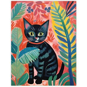 Artery8 Henri Matisse Style Black Cat In The Jungle Acrylic Painting Unframed Wall Art Print Poster Home Decor Premium Size: W12" x H16" Multicolor W12" x H16" Artery8 Henri Matisse Style Black Cat In The Jungle Acrylic Painting Unframed Wall Art Print Poster Home Decor Premium Size: W12" x H16" Multicolor W12" x H16"