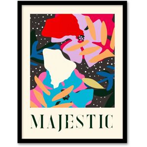 Wee Blue Coo Wall Art Print Floral Abstract Majestic Quote Graphic Pattern Bold Art Framed Size: W12" x H16" Multicolor W12" x H16" Wee Blue Coo Wall Art Print Floral Abstract Majestic Quote Graphic Pattern Bold Art Framed Size: W12" x H16" Multicolor W12" x H16"