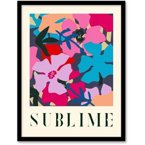 Wee Blue Coo Wall Art Print Floral Abstract Sublime Quote Graphic Pattern Bold Art Framed Size: W12" x H16" Multicolor W12" x H16" Wee Blue Coo Wall Art Print Floral Abstract Sublime Quote Graphic Pattern Bold Art Framed Size: W12" x H16" Multicolor W12" x H16"