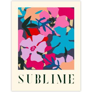 Wee Blue Coo Wall Art Print Floral Abstract Sublime Quote Graphic Pattern Bold Poster Size: W12" x H16" Multicolor W12" x H16" Wee Blue Coo Wall Art Print Floral Abstract Sublime Quote Graphic Pattern Bold Poster Size: W12" x H16" Multicolor W12" x H16"