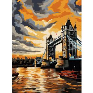 Artery8 Wall Art Print London Tower Bridge Dramatic Sunset Sky Artwork Orange Grey River Thames Riverboat England Clouds Poster Size: W12" x H16" Grey W12" x H16" Artery8 Wall Art Print London Tower Bridge Dramatic Sunset Sky Artwork Orange Grey River Thames Riverboat England Clouds Poster Size: W12" x H16" Grey W12" x H16"