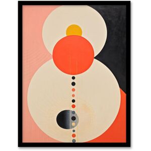 Wee Blue Coo Wall Art Print Tangerine Abstract Dream Orbs Orange Pink Oil Painting Art Framed Size: W12" x H16" Orange W12" x H16" Wee Blue Coo Wall Art Print Tangerine Abstract Dream Orbs Orange Pink Oil Painting Art Framed Size: W12" x H16" Orange W12" x H16"