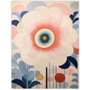 Wee Blue Coo Wall Art Print Flower af Klint Style Bloom Pastel Colour Pink Blue Abstract Floral Oil Painting Poster Size: W12" x H16" Pink W12" x H16" Wee Blue Coo Wall Art Print Flower af Klint Style Bloom Pastel Colour Pink Blue Abstract Floral Oil Painting Poster Size: W12" x H16" Pink W12" x H16"