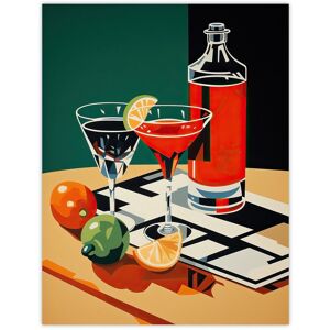 Wee Blue Coo Wall Art Print That Friday Feeling Negroni Aperitif Drinks Red Orange Green Graphic Design Painting Poster Size: W12" x H16" Multicolor W12" x H16" Wee Blue Coo Wall Art Print That Friday Feeling Negroni Aperitif Drinks Red Orange Green Graphic Design Painting Poster Size: W12" x H16" Multicolor W12" x H16"