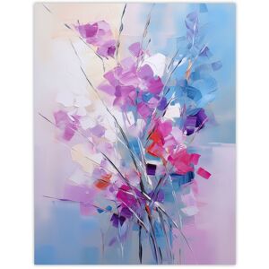 Artery8 Wall Art Print Abstract Wildflower Bouquet Painting Purple Blue Pink Floral Art Poster Size: W12" x H16" Blue W12" x H16" Artery8 Wall Art Print Abstract Wildflower Bouquet Painting Purple Blue Pink Floral Art Poster Size: W12" x H16" Blue W12" x H16"