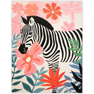 Artery8 Wall Art Print Unsuccessful Camouflage Pastel Colour Pink Blue Floral Zebra Portrait Bright Graphic Painting Poster Size: W12" x H16" Pink W12" x H16" Artery8 Wall Art Print Unsuccessful Camouflage Pastel Colour Pink Blue Floral Zebra Portrait Bright Graphic Painting Poster Size: W12" x H16" Pink W12" x H16"
