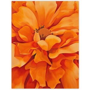 Artery8 Orange Marigold Flower Painting Modernist Floral Wall Art Print Size: W12" x H16" Orange W12" x H16" Artery8 Orange Marigold Flower Painting Modernist Floral Wall Art Print Size: W12" x H16" Orange W12" x H16"