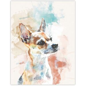 Artery8 Chihuahua Dog Lover Light Watercolour Portrait Wall Art Print Size: W12" x H16" Multicolor W12" x H16" Artery8 Chihuahua Dog Lover Light Watercolour Portrait Wall Art Print Size: W12" x H16" Multicolor W12" x H16"