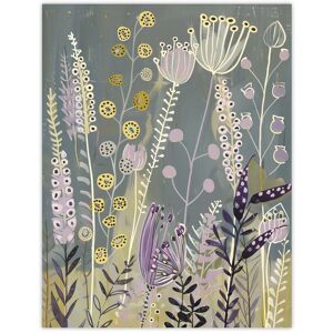 Artery8 Spring Wildflower Meadow Artwork Floral Nature Wall Art Print in Grey Size: W12" x H16" Grey W12" x H16" Artery8 Spring Wildflower Meadow Artwork Floral Nature Wall Art Print in Grey Size: W12" x H16" Grey W12" x H16"