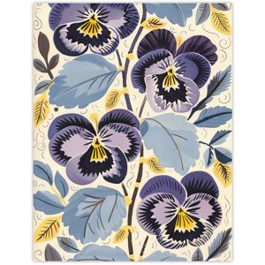 Artery8 Purple Pansy Flowers Painting Wildflowers Floral Wall Art Print Size: W12" x H16" Purple W12" x H16" Artery8 Purple Pansy Flowers Painting Wildflowers Floral Wall Art Print Size: W12" x H16" Purple W12" x H16"
