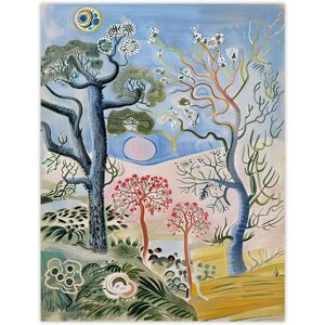 Artery8 Abstract Trippy Pastel Trees Landscape Boho Wall Art Print in Blue Size: W12" x H16" Blue W12" x H16" Artery8 Abstract Trippy Pastel Trees Landscape Boho Wall Art Print in Blue Size: W12" x H16" Blue W12" x H16"